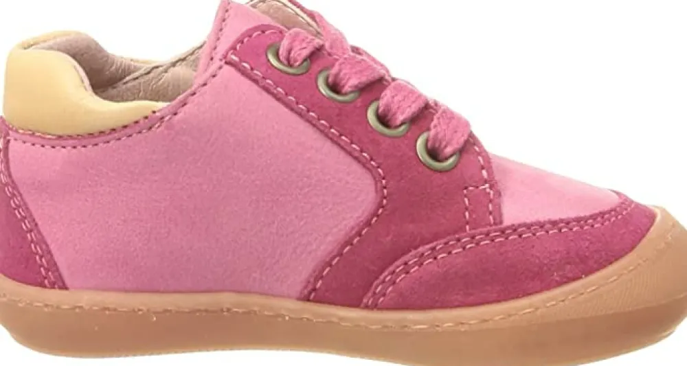 Däumling Halbschuhe lila/pink-Kinder Lauflernschuhe