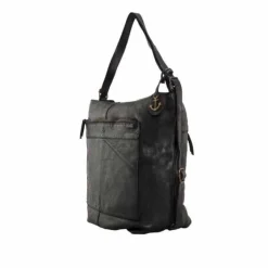 Harbour 2nd Handtaschen grau Cayenne dark ash Leder- Handtaschen