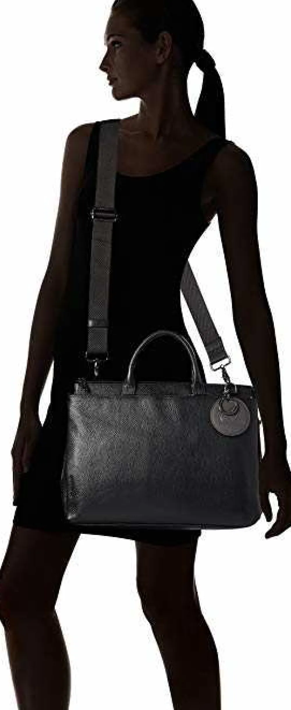 Mandarina Duck Handtaschen schwarz FZT70 Mellow black- Handtaschen