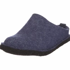 Haflinger Hausschuhe blau-Damen Hausschuhe