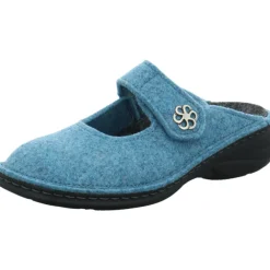 Finn Comfort Hausschuhe blau BRIG-Damen Hausschuhe