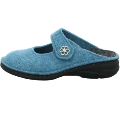 Finn Comfort Hausschuhe blau BRIG-Damen Hausschuhe