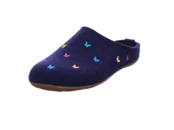Haflinger Hausschuhe blau Farfalline-Damen Hausschuhe