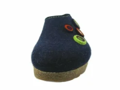 Haflinger Hausschuhe blau Grizzly Filzclog Kanon kapitän-Damen Hausschuhe