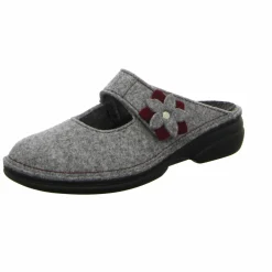 Finn Comfort Hausschuhe grau Arlberg-Damen Hausschuhe