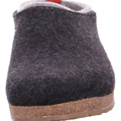 Haflinger Hausschuhe grau Grizzly-Herren Hausschuhe