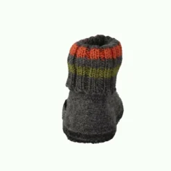 Haflinger Hausschuhe grau Paul-Kinder Hausschuhe