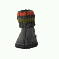 Haflinger Hausschuhe grau Paul-Kinder Hausschuhe