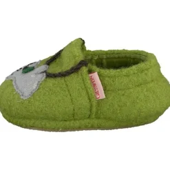 Giesswein Hausschuhe grün Bobeck-Kinder Hausschuhe