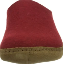 Haflinger Hausschuhe rot-Damen Hausschuhe