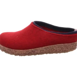 Haflinger Hausschuhe rot -Kris paprika-Damen Hausschuhe