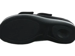 Florett Hausschuhe schwarz Genua schwarz PA-Velour-Herren Hausschuhe