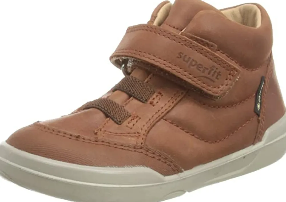 Superfit Jungen Halbschuhe braun Stiefelette Leder SUPERFREE-Kinder Sneaker & Schnürer