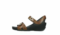 Wolky Keilsandalen braun Epoch-Damen Sandalen