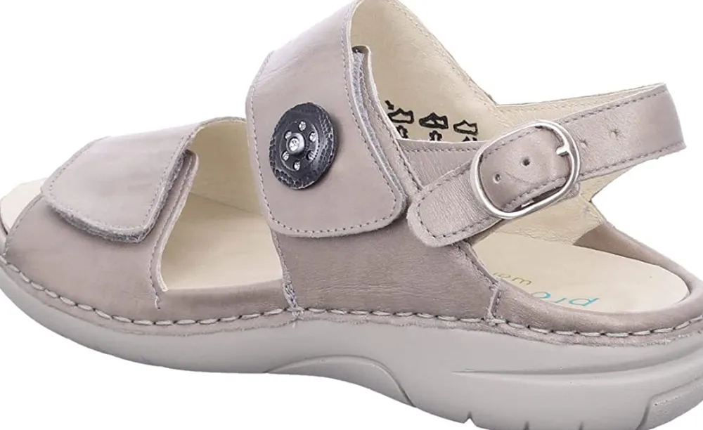 Waldläufer Klassische Sandalen beige-Damen Sandalen