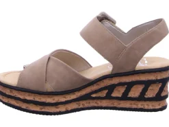Rieker Klassische Sandalen beige-Damen Sandalen