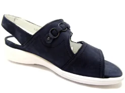 Waldläufer Klassische Sandalen blau-Damen Sandalen