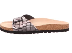 Natural Sense Klassische Sandalen schwarz Tieffußbett-bis30mm-Damen Sandalen