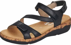 Remonte Klassische Sandalen schwarz-Damen Sandalen