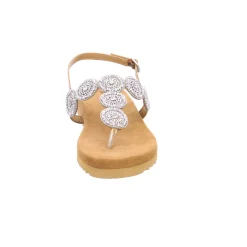 Lazamani Klassische Sandalen silber-Damen Sandalen