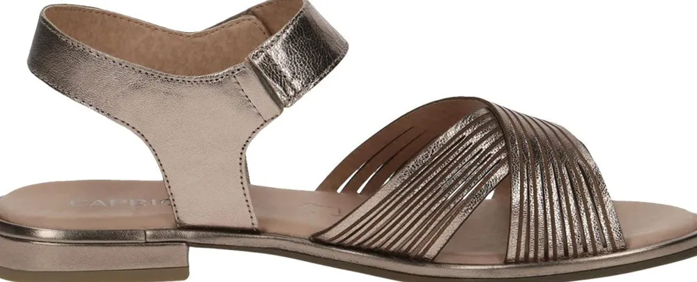 Caprice Klassische Sandalen silber-Damen Sandalen