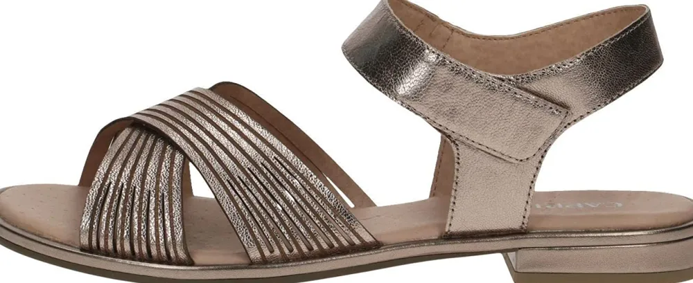 Caprice Klassische Sandalen silber-Damen Sandalen