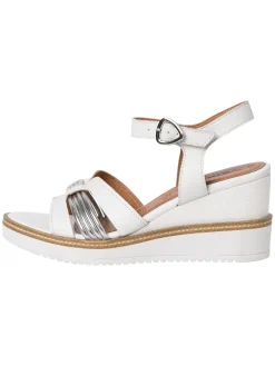 Tamaris Klassische Sandalen weiss Sandale-Damen Sandalen