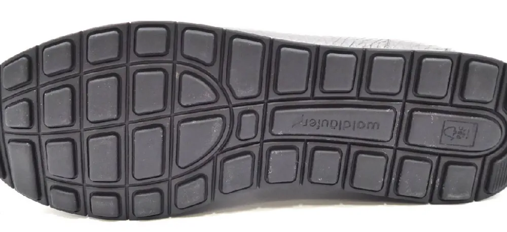 Waldläufer Klassische Slipper grau-Damen Slipper