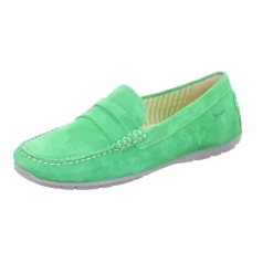 Sioux Klassische Slipper grün Carmona-Damen Slipper