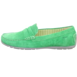 Sioux Klassische Slipper grün Carmona-Damen Slipper