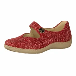 Waldläufer Klassische Slipper rot-Damen Slipper