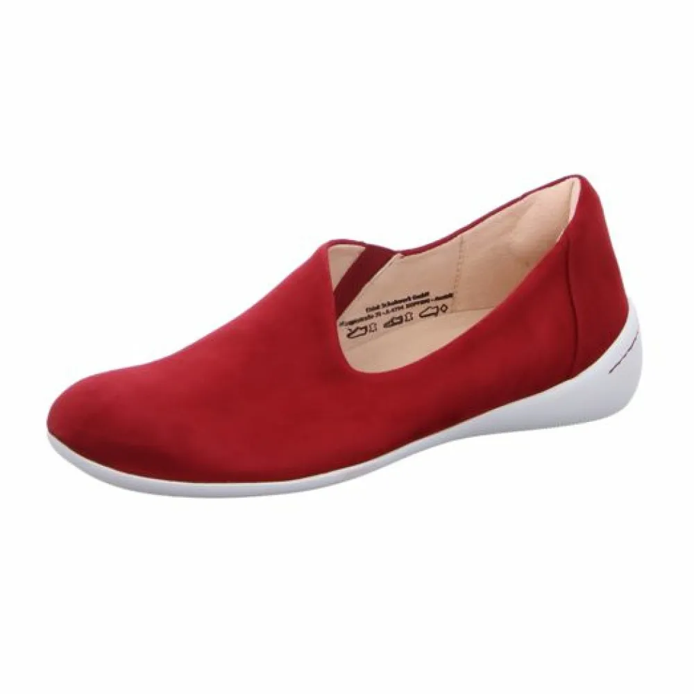 Think Klassische Slipper rot CUGAL-Damen Slipper