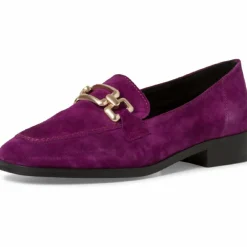 Tamaris Klassische Slipper silber-Damen Slipper