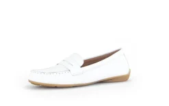 Gabor Klassische Slipper weiss-Damen Slipper|Ballerinas