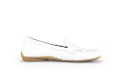 Gabor Klassische Slipper weiss-Damen Slipper|Ballerinas