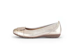 Gabor Komfort Pumps silber-Damen Ballerinas