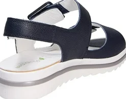 Waldläufer Komfort Sandalen blau-Damen Sandalen