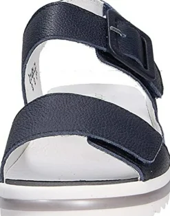 Waldläufer Komfort Sandalen blau-Damen Sandalen