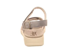 Semler Komfort Sandalen blau FLOWER-SAMT/SAMT-CHEV.,SKY-Damen Sandalen