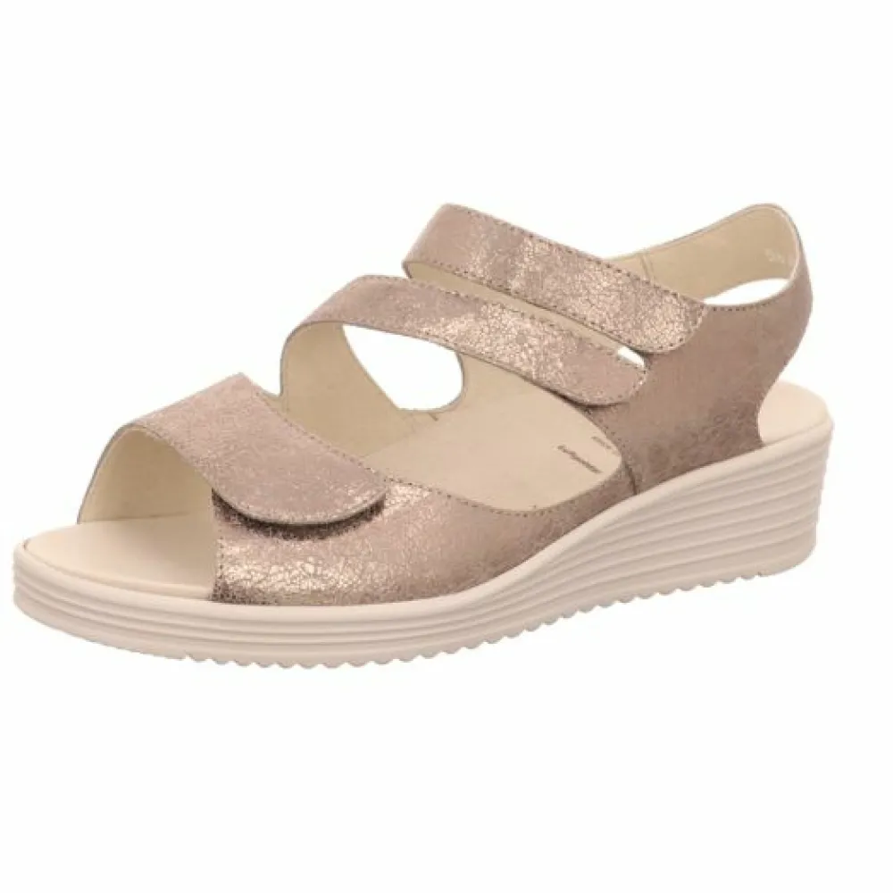 Solidus Komfort Sandalen gold Kirsten-Damen Sandalen