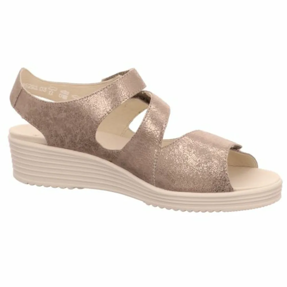 Solidus Komfort Sandalen gold Kirsten-Damen Sandalen