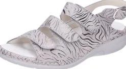 Waldläufer Komfort Sandalen grau-Damen Sandalen