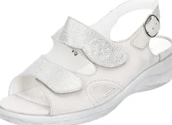 Waldläufer Komfort Sandalen grau-Damen Sandalen