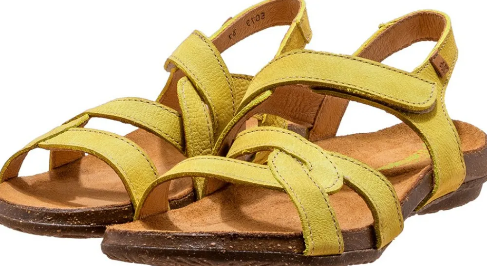 El Naturalista Komfort Sandalen grün-Damen Sandalen