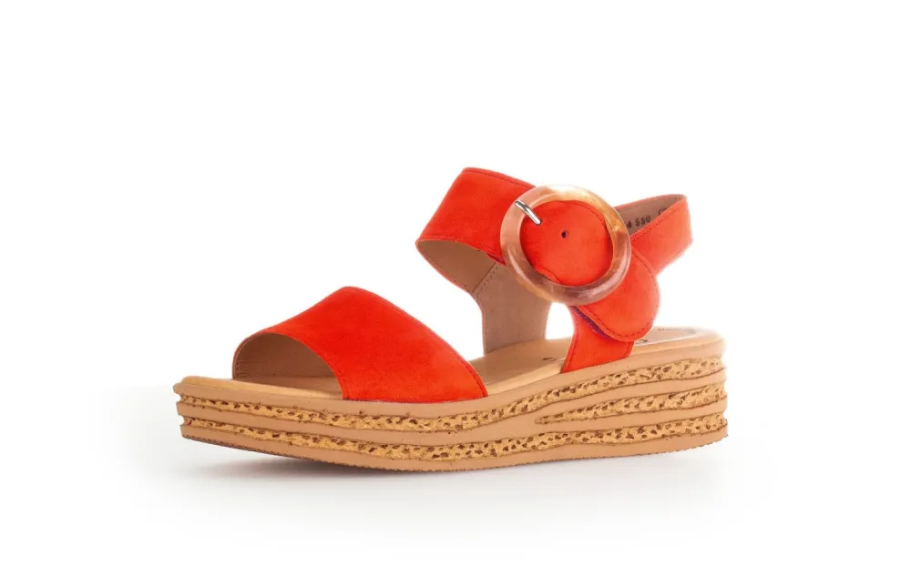 Gabor Komfort Sandalen orange-Damen Sandalen