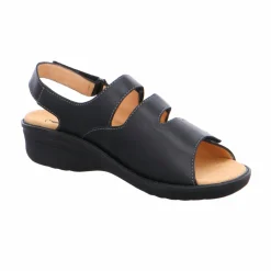 Ganter Komfort Sandalen schwarz Hera schw.-Damen Sandalen