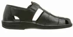 Sioux Komfort Sandalen schwarz 30630-Herren Sandalen