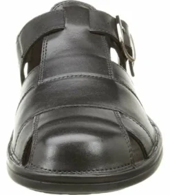 Sioux Komfort Sandalen schwarz 30630-Herren Sandalen
