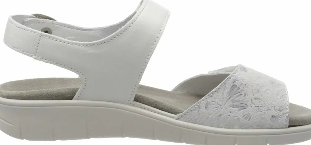 Semler Komfort Sandalen weiss-Damen Sandalen