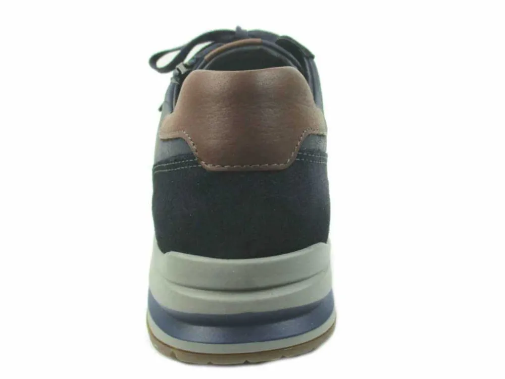 Mephisto Komfort Schnürer blau Bradley Blau-Herren Sneaker & Schnürer